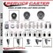 Service Caster 3'' Semi Steel Swivel 1-5/8'' Expanding Stem Caster Total Lock Brake SCC-EXTTL20S315-SSR-158 - alternate 2